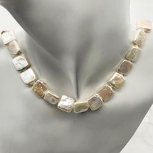 Load image into Gallery viewer, Four Beautiful White 11x11x4mm Square Coin FW Pearls - PremiumBead Alternate Image 9