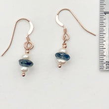 Load image into Gallery viewer, London Blue Topaz 14K Rose Gold Filled Drop | 2 | Blue | 1 Earrings |