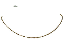 Load image into Gallery viewer, Italian! 30&quot; Vermeil 1.5mm Bead Chain 110014B
