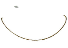 Load image into Gallery viewer, Italian! 30" Vermeil 1.5mm Bead Chain 110014B