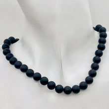 Load image into Gallery viewer, Onyx Gemstone Matte Finish Round Strand | 8mm | Black | 48 Bead(s)