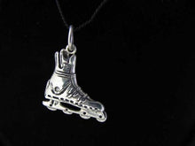 Load image into Gallery viewer, Whoosh Sterling Silver Roller Blade Charm Pendant 9967T - PremiumBead Primary Image 1