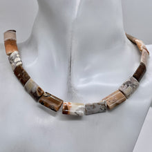 Load image into Gallery viewer, Gorgeous Patterns Conglomerate Jasper Rectangle Bead Strand 109324