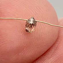 Load image into Gallery viewer, 0.19cts Natural Champagne Diamond Briolette Bead | 4X2mm |