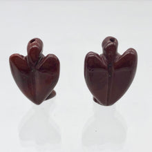 Load image into Gallery viewer, 2 Hand Carved Brecciated Jasper Guardian Angels | 22x14x8mm | Red - PremiumBead Alternate Image 9