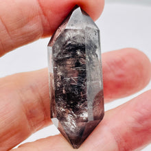 Load image into Gallery viewer, 81ct "Key Hole" Quartz Shaman Crystal Double Terminated | 47x17x13mm | Smoky | 1
