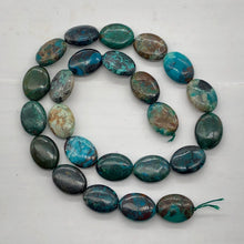Load image into Gallery viewer, Natural Chrysocolla 16x12mm Oval Bead Strand 110423