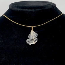 Load image into Gallery viewer, Quartz Frog Pendant Necklace | Semi Precious Stone Jewelry | 14k Pendant