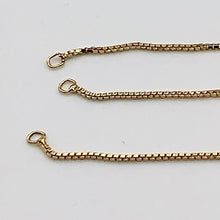 Load image into Gallery viewer, Shimmering 22K Vermeil Box Chain 9" Anklet 10009 - PremiumBead Alternate Image 2