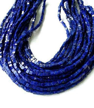 Load image into Gallery viewer, 17 Indigo Lapis 4x4x4mm Cube Focal Beads 008881 - PremiumBead Primary Image 1