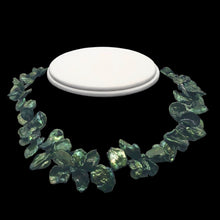 Load image into Gallery viewer, Designer 16.89ct Green Corn Flake Keishi Pearl Strand 109062K