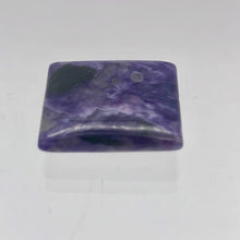 Load image into Gallery viewer, 80cts of Rare Rectangular Pillow Charoite Beads | 2 Beads | 27x22x10mm | 10871B - PremiumBead Alternate Image 7