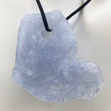 Load image into Gallery viewer, 158cts Blue Chalcedony Natural & Untreated Designer Pendant Bead - PremiumBead Primary Image 1