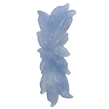 Load image into Gallery viewer, 106cts Exquistely Hand Carved Blue Chalcedony Flower Bead 009850H
