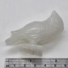 Load image into Gallery viewer, White Jade Owl Carving | 45x24x55mm | White | 1 Figurine |