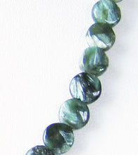 Load image into Gallery viewer, Siberia Russian Seraphinite 6x3mm Coin Bead Strand 110499 - PremiumBead Primary Image 1