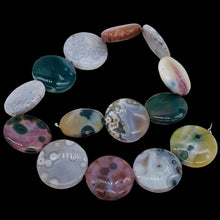 Load image into Gallery viewer, Ocean Jasper Graduated Round | 28x8 to 30x8 mm | Multi-color | 14 Beads