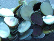 Load image into Gallery viewer, Exotic Tahitian Mop Flat Briolette 10 Beads 004334 - PremiumBead Alternate Image 2