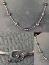 Load image into Gallery viewer, Elegant Tri-Color Fresh Water Pearl Sterling Silver Necklace 200002 - PremiumBead Primary Image 1