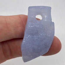 Load image into Gallery viewer, Blue Chalcedony Natural & Untreated Designer Pendant Bead - PremiumBead Alternate Image 2