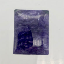 Load image into Gallery viewer, 42cts of Rare Rectangular Pillow Charoite Bead | 1 Beads | 26x20x8mm | - PremiumBead Primary Image 1