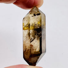 Load image into Gallery viewer, 87ct "Key Hole" Quartz Shaman Crystal Double Terminated | 46x15x15mm | Smoky | 1
