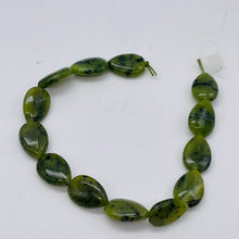 Load image into Gallery viewer, Gemmy Briollete Nephrite Jade 8 inch Bead Strand 10264HS