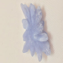 Load image into Gallery viewer, Hand Carved Blue Chalcedony Flower Bead 75cts 009850N - PremiumBead Alternate Image 3