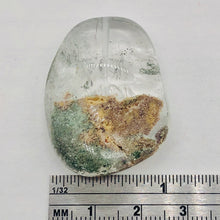 Load image into Gallery viewer, Lodalite Quartz Oval Pendant Figurine Bead | Clear Included|1 Bead| 33x27x16 mm|