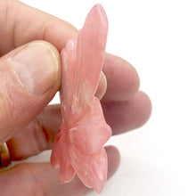 Load image into Gallery viewer, Hand Carved Pink Peruvian Opal Flower Semi Precious Stone Bead | 58.6cts | - PremiumBead Alternate Image 5