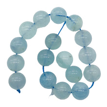 Load image into Gallery viewer, Aquamarine Parcel Round | 11 mm | Aqua | 4 Beads |