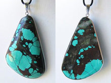 Load image into Gallery viewer, Premium Turquoise Sterling Silver Pendant 10378I - PremiumBead Alternate Image 3