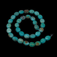 Load image into Gallery viewer, Natural USA Turquoise 12x10mm Skipping Stone Bead Strand 102174