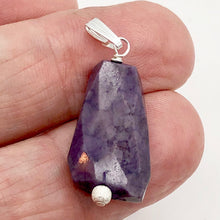 Load image into Gallery viewer, Very Rare! Purple Faceted Sugilite Sterling Silver Pendant! | 1 3/8" Long |