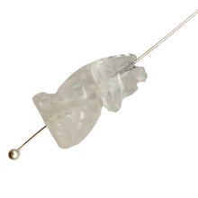 Load image into Gallery viewer, Adorable Quartz Wolf/Coyote Figurine Worry-stone | 21x11mm | Clear