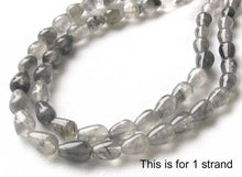 Load image into Gallery viewer, Natural Misty Grey Quartz 11x7mm Teardrop Bead Strand 109331 - PremiumBead Primary Image 1