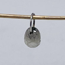 Load image into Gallery viewer, Diamond w/Loop .22 cts Teardrop | 3x2 mm | Green | 1 Pendant|