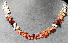 Load image into Gallery viewer, Wow Five Mexican Fire Opal Flat Briolette Beads 5781 - PremiumBead Alternate Image 2