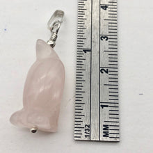 Load image into Gallery viewer, Darling! Rose Quartz Penguin Sterling Silver Pendant 509273RQS - PremiumBead Alternate Image 7