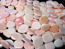Load image into Gallery viewer, Rare Pink Conch Shell 17-20x15mm Rectangle Bead Strand 109833 - PremiumBead Alternate Image 2