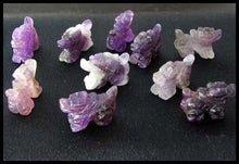 Load image into Gallery viewer, Powerful 2 Amethyst Carved Winged Dragon Beads | 21x14x9mm | Purple - PremiumBead Alternate Image 9