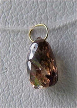 Load image into Gallery viewer, 0.79cts Champagne Diamond 18K Briolette Pendant 10359E - PremiumBead Primary Image 1