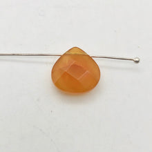 Load image into Gallery viewer, Sparkling! Carnelian Agate Briolette 13x13x6mm Bead Strand - PremiumBead Alternate Image 5