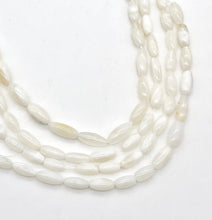 Load image into Gallery viewer, White Onyx 12x5mm to 14x6mm Rice Bead 15 inch Strand - PremiumBead Alternate Image 8