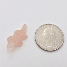 Load image into Gallery viewer, Rosie Gators 2 Carved Rose Quartz Alligators Beads | 28x14x7mm | Pink - PremiumBead Alternate Image 5