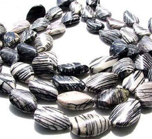 Load image into Gallery viewer, 3 Carved and Curved! Picasso Jasper Teardrop Pendant Beads 008902 - PremiumBead Primary Image 1