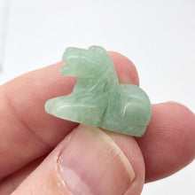 Load image into Gallery viewer, 2 Trusty Carved Aventurine Horse Pony Beads - PremiumBead Alternate Image 5