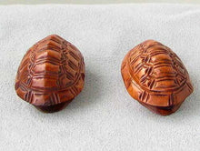 Load image into Gallery viewer, Hand Carved Turtle Shell Boxwood Ojime/Netsuke Bead - PremiumBead Alternate Image 3