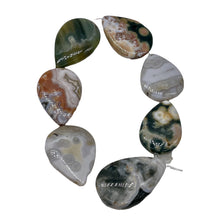 Load image into Gallery viewer, Ocean Jasper Graduated Round | 40x26 to 33x24x8 mm | Multi-color | 7 Beads |
