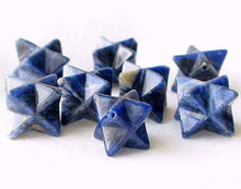Load image into Gallery viewer, Kabbalah 2 Carved Sodalite Merkabah Star Beads 9288SD - PremiumBead Primary Image 1